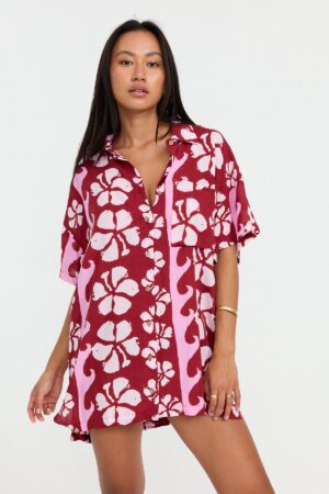 Aloha Shirt Dress - Papeete